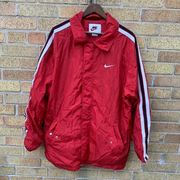 Vintage Nike Jacket Varsity Red XL - Picture 1 of 6